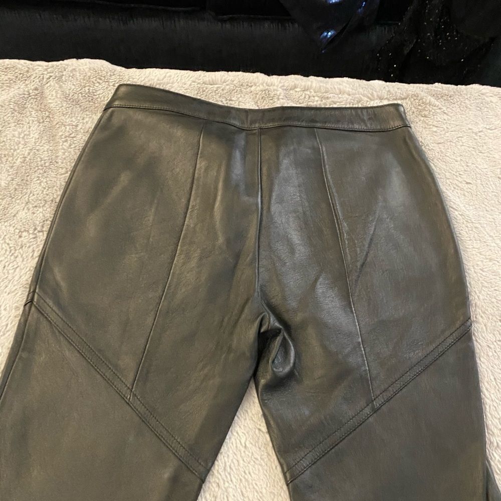 Saint Laurent Paris genuine leather pants, size 38(4) - Picture 7 of 14